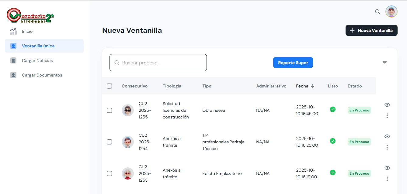 VentanillaUnica Website